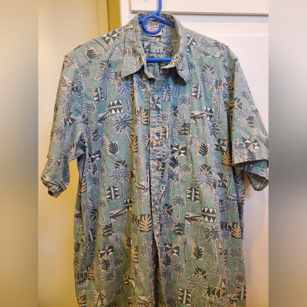 Go Barefoot Hawaiian Shirt Mens 3xl